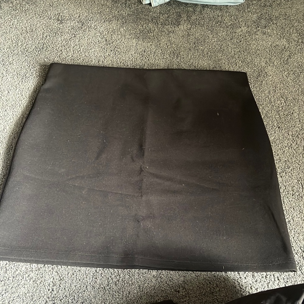 HM black cotton skirt size large